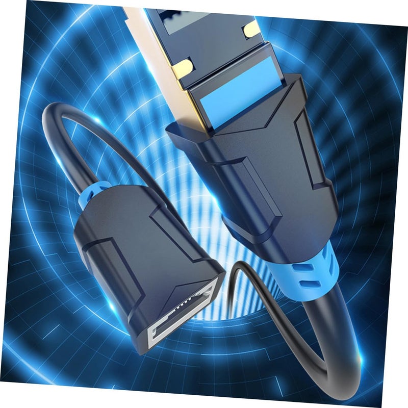 Uonlytech Ethernet LAN Extension Cable Male to Female Connector 1 Gbps for Stable Gaming Streaming and Faster Downloads - Image 5